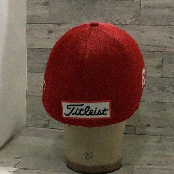 Titleist golf red fitted baseball hat size large/x large - Picture 3 of 5